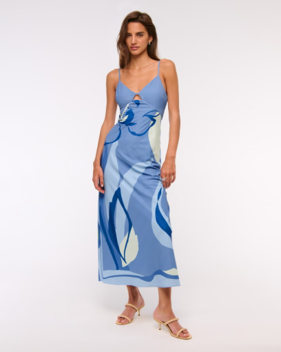 Two Tone Temptation Maxi Dress