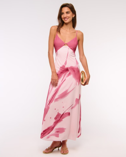 Two Tone Temptation Maxi Dress