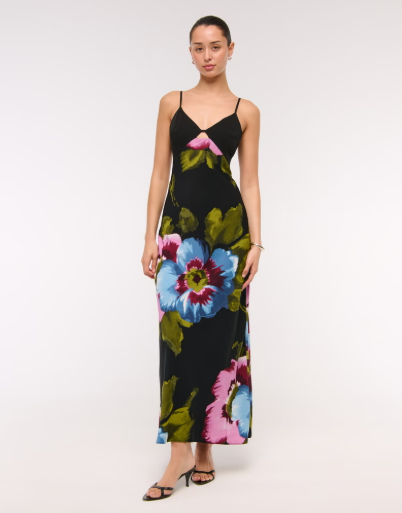 Two Tone Temptation Maxi Dress