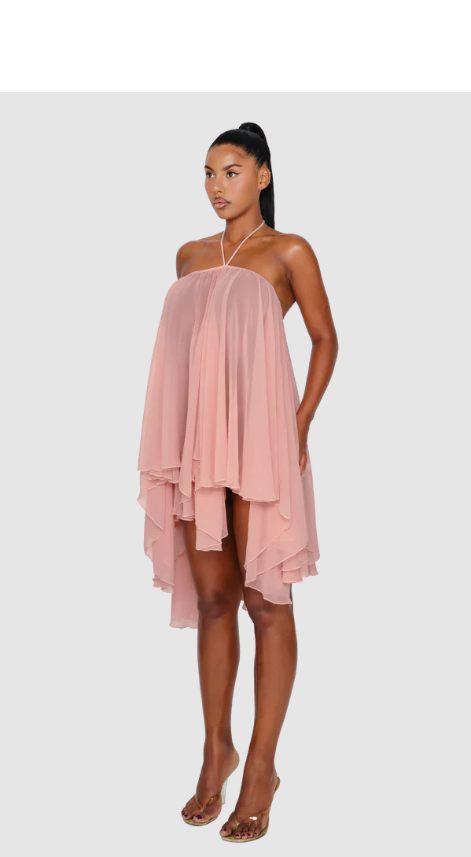 Velora Petal Mini Dress