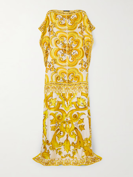 Golden Amalfi Maxi Dress