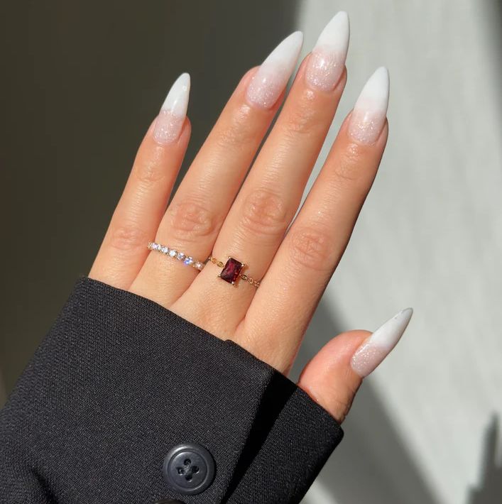 Garnet Self Love Adjustable Chain Ring