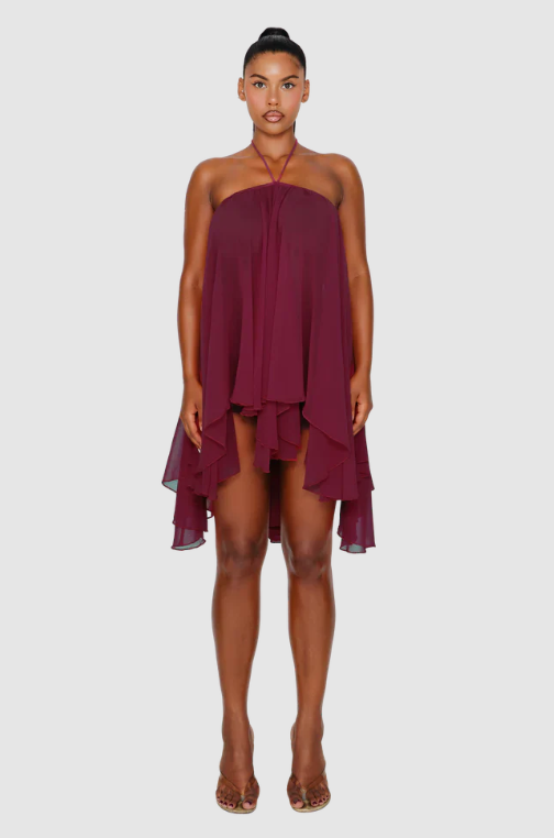 Velora Petal Mini Dress