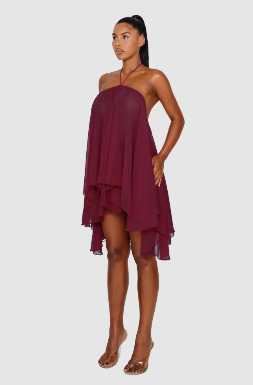 Velora Petal Mini Dress