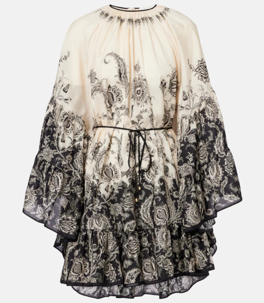 Dusky Rosewood Mini Dress