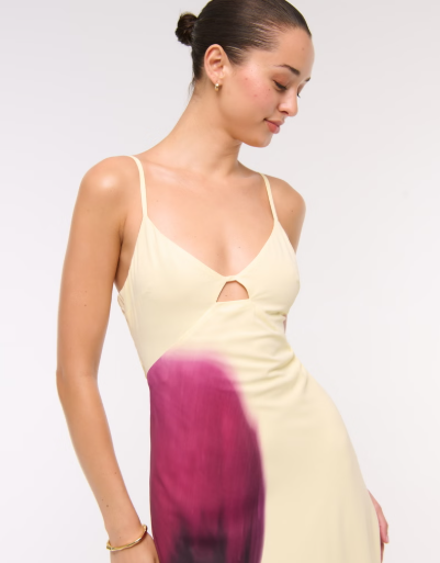 Two Tone Temptation Maxi Dress
