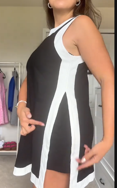 Sharp Edge Mini Dress
