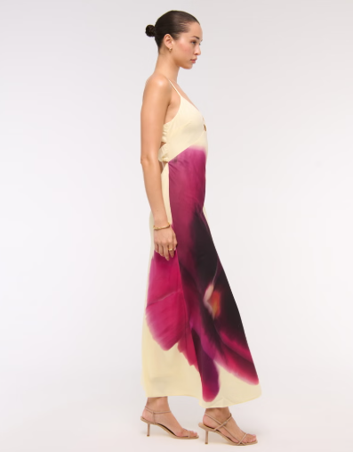 Two Tone Temptation Maxi Dress