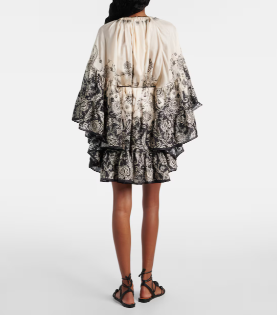 Dusky Rosewood Mini Dress