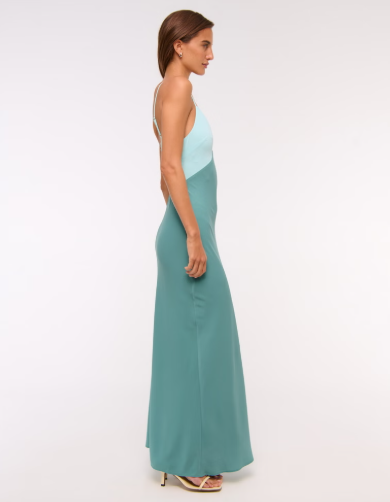 Two Tone Temptation Maxi Dress