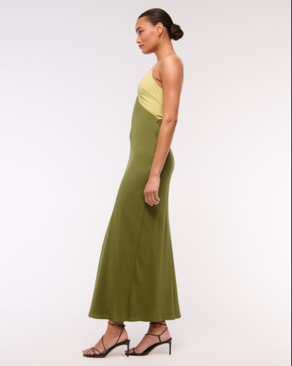 Two Tone Temptation Maxi Dress
