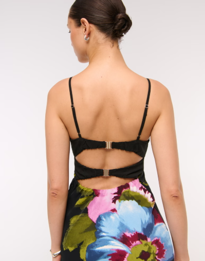 Two Tone Temptation Maxi Dress