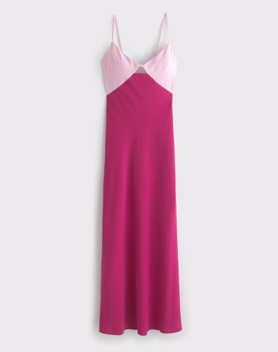 Two Tone Temptation Maxi Dress