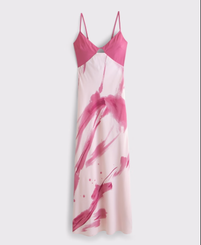 Two Tone Temptation Maxi Dress
