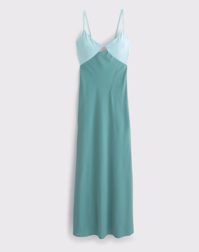Two Tone Temptation Maxi Dress