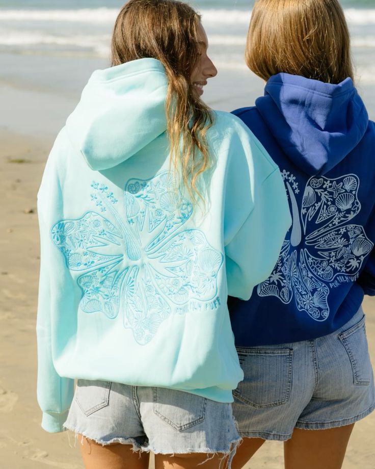 Hawaii Hibiscus" Oversized Hoodie