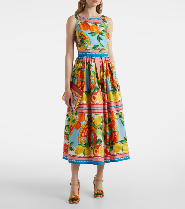 Azure Midi Dress