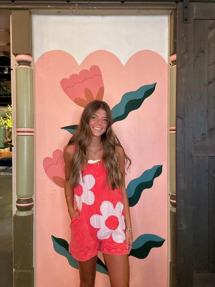 Retro Bloom Romper