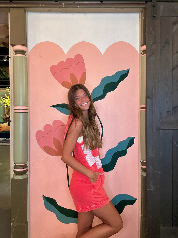 Retro Bloom Romper