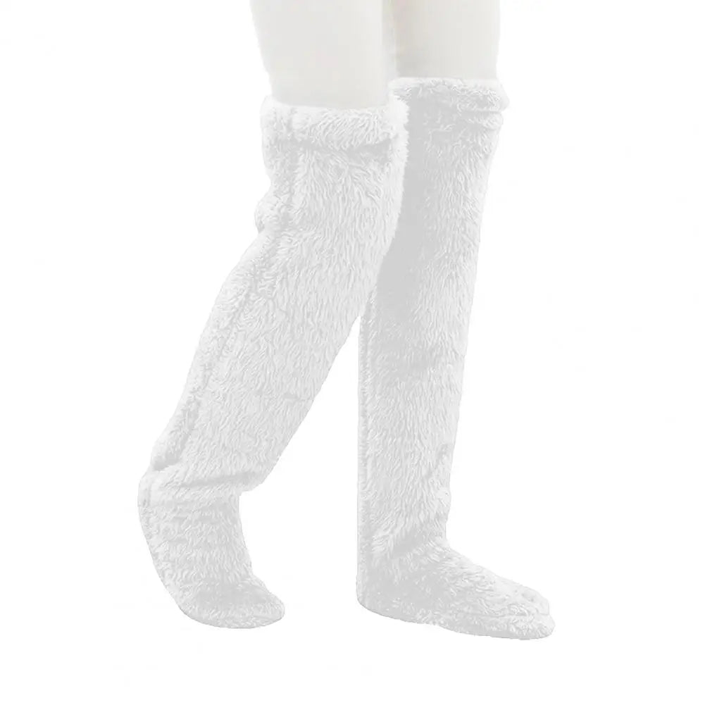 Fluffy Paws - Warm Over Knee Socks