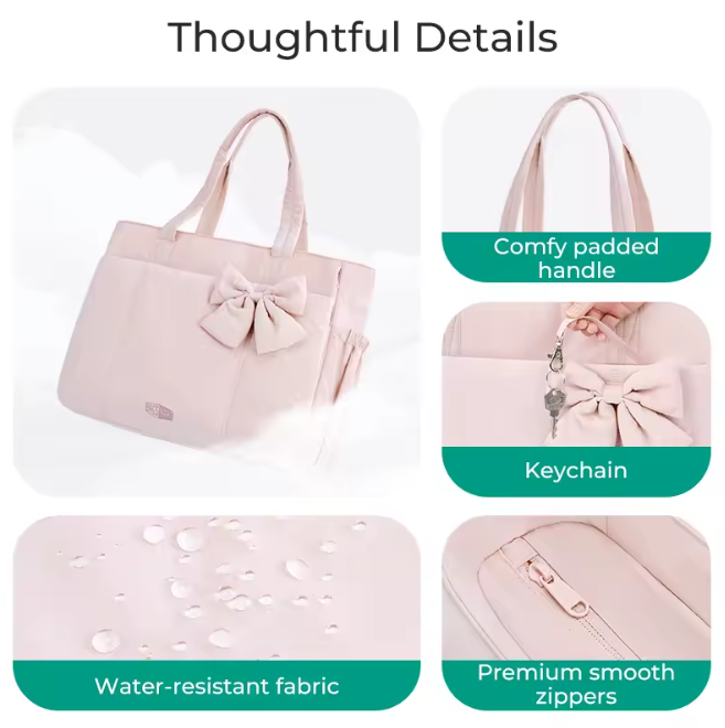Smart Bow Tote Bag
