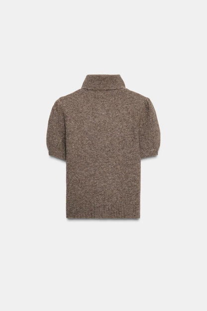 SHORT PUFF SLEEVE JUMPER  99 GEL