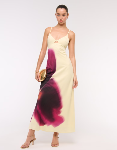 Two Tone Temptation Maxi Dress