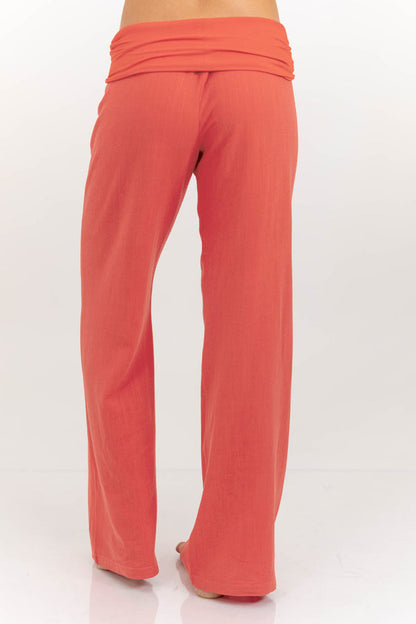 The Iconic Navy Foldover Pants