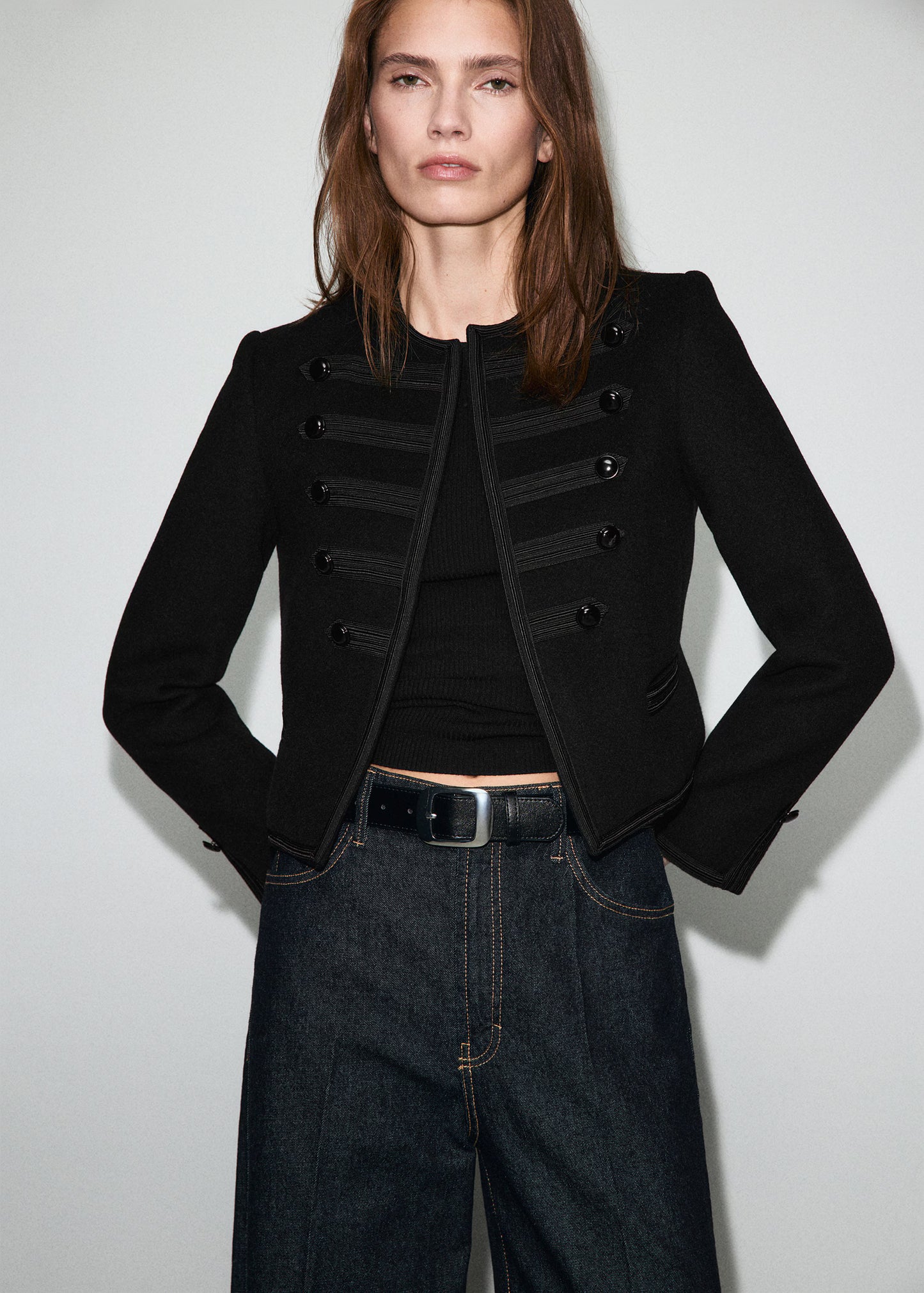Wool military jacket