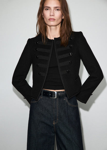 Wool military jacket