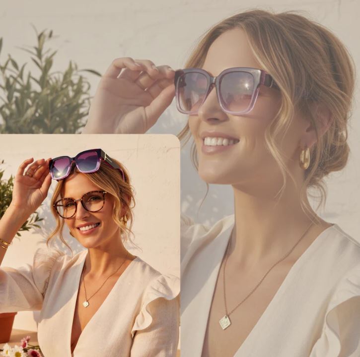 Lightweight polarized sunglasses