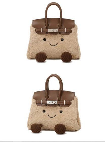 Jellycat Plush Fluffy Birkin Handbag