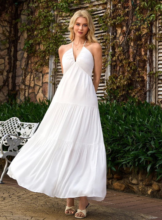 Vanilla Mist Midi Dress