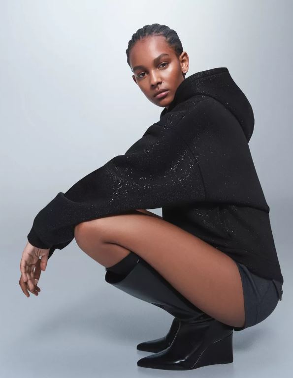 Midnight Glitter Hoodie