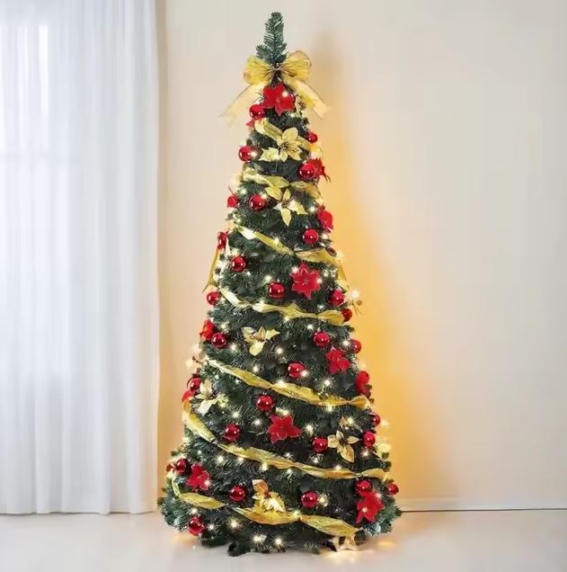 Foldable Pop Up Decorated Christmas Tree