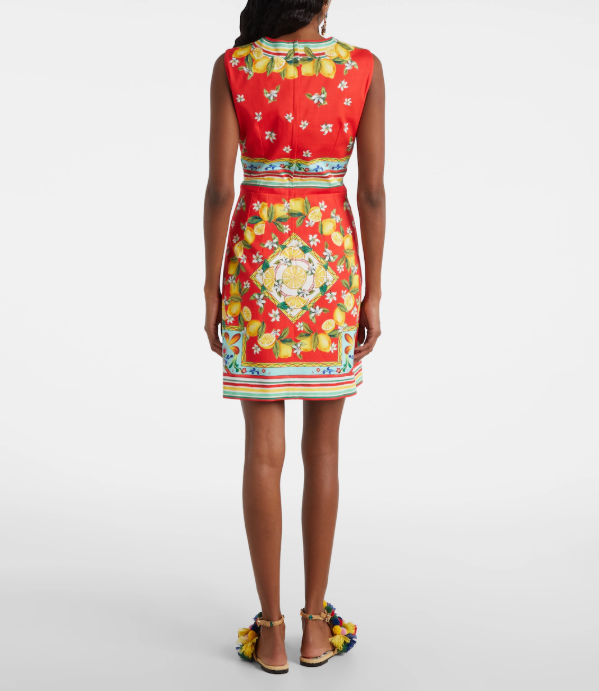 Citrus Bloom Mini Dress