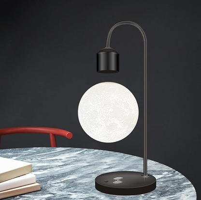 Levitating Moon Lamp with Wireless Charger