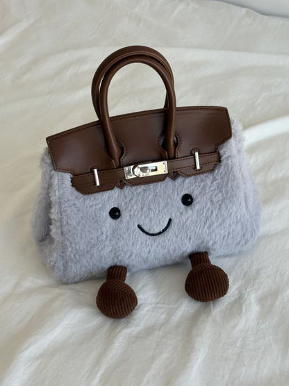 Jellycat Plush Fluffy Birkin Handbag