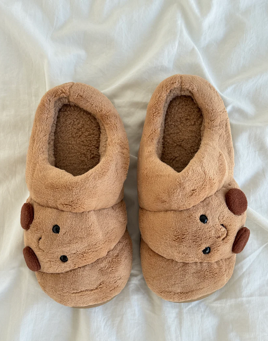 Jellycat Croissant Fluffy Slippers