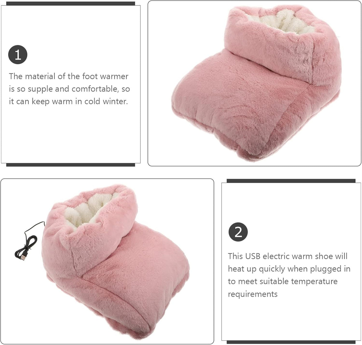 Comfy Foot Heated Slippers