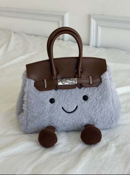Jellycat Plush Fluffy Birkin Handbag