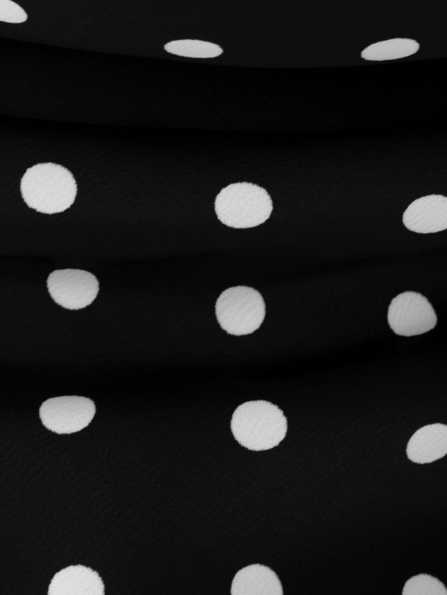 Midnight Polka Maxi Dress