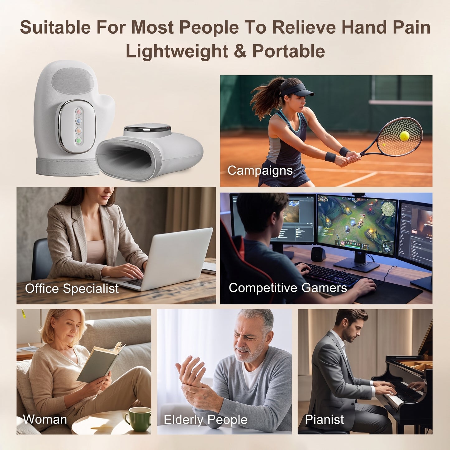 Air Compression Hand Massager