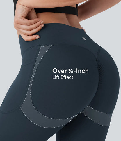 Halara UltraSculpt™ High Waisted Scrunch Butt Lifting Tummy Control Pocket Shaping Training Leggings