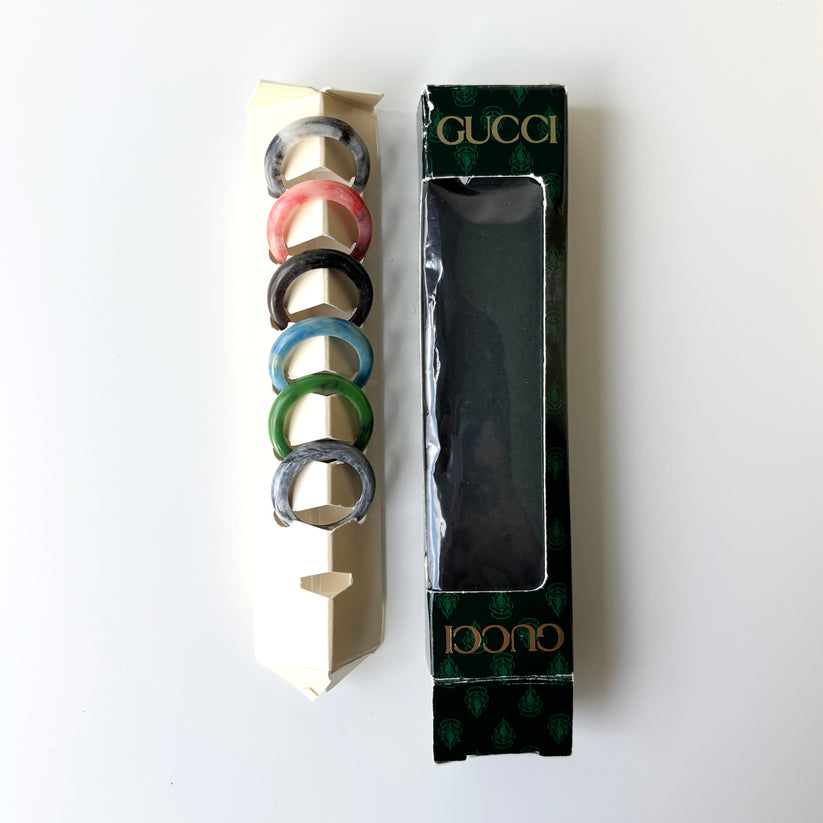 GUCCI Bezels Set - Marble Renaissance Collection (Rare)