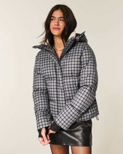 Faux Fur-Lined All-Weather Puffer Jacket