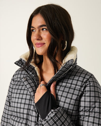 Faux Fur-Lined All-Weather Puffer Jacket