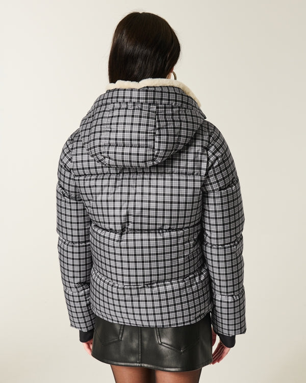 Faux Fur-Lined All-Weather Puffer Jacket