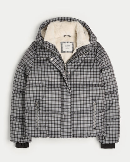 Faux Fur-Lined All-Weather Puffer Jacket