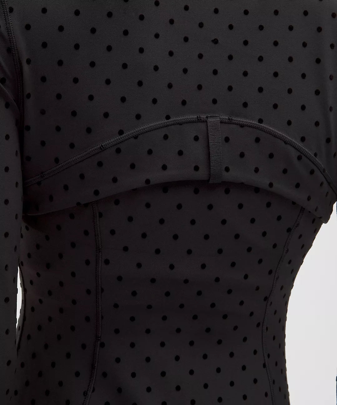 Polka Texture Flocked Jacket